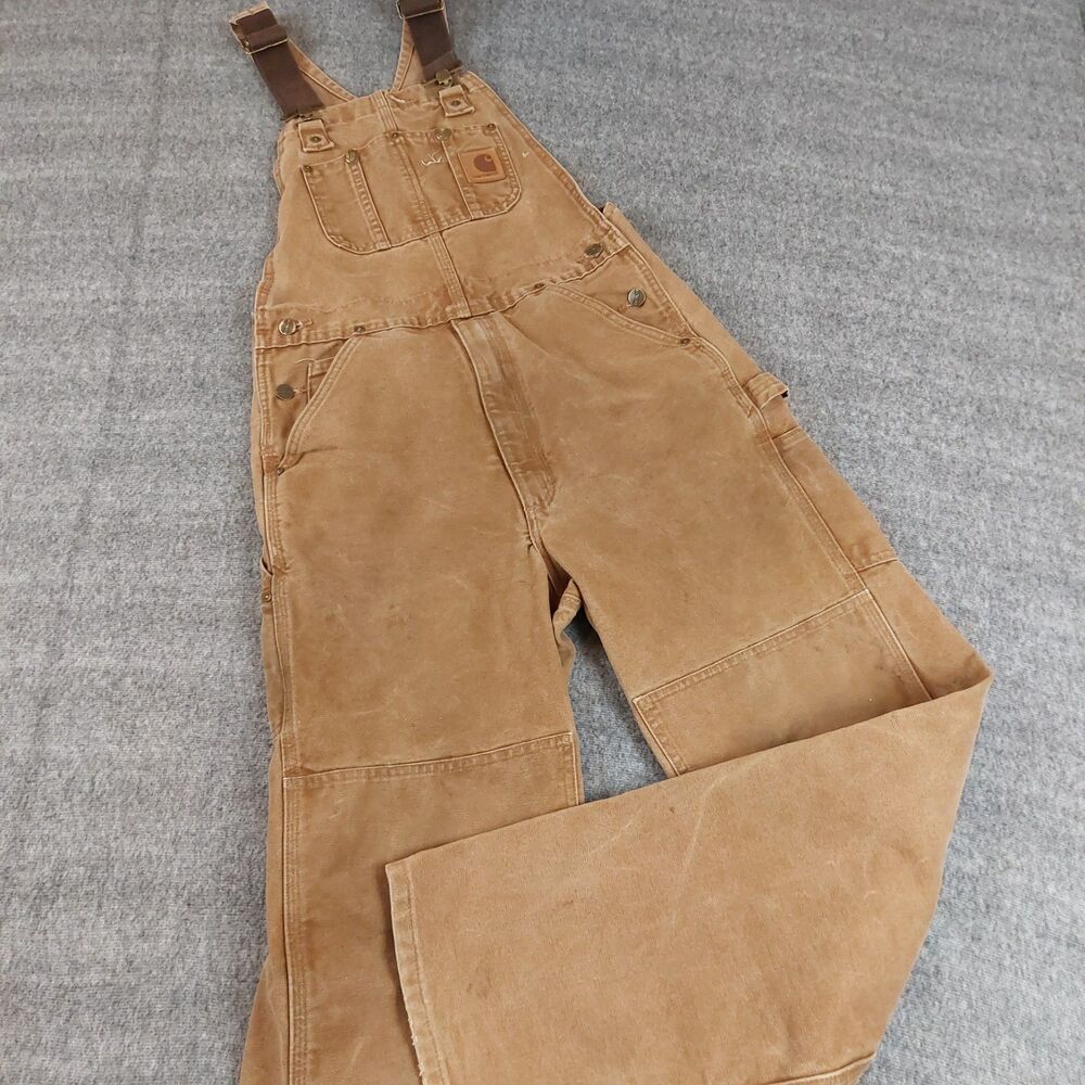 Carhartt Brown Duck Canvas Overalls